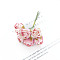 Cloth Flower Ornaments, Artificial Flower, for Wedding Home Decorations, Pearl Pink, 110mm