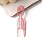 Cellulose Acetate(Resin) Claw Hair Forks, Hair Accessories for Women & Girls, Pink, 69x12mm