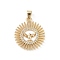 Brass Micro Pave Cubic Zirconia Pendants, Real 18K Gold Plated, Bird, Clear, 23.5x20.5x2.5mm, Hole: 5x3mm