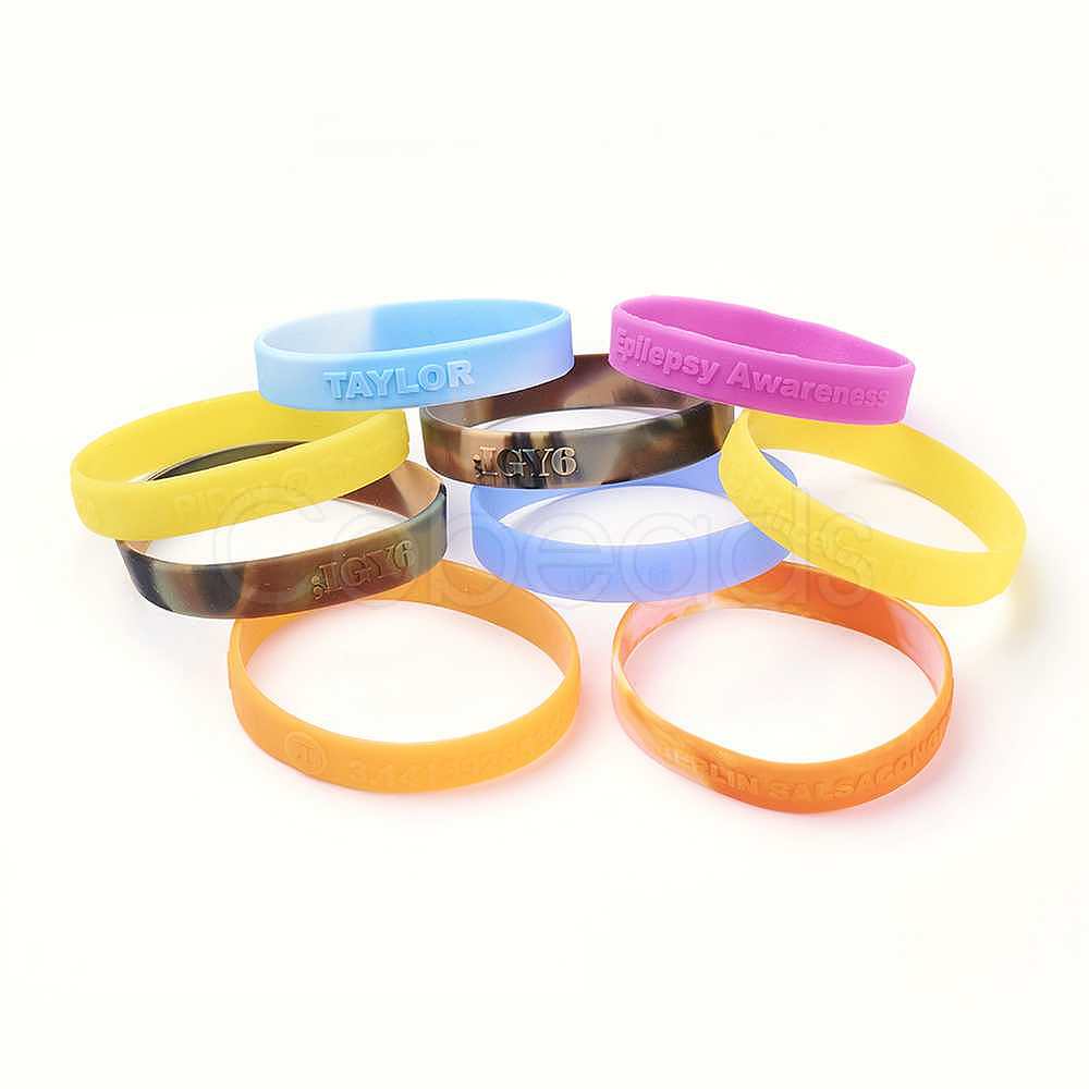 Cheap Free Sample Silicone Wristbands Bracelets Online Store - Cobeads.com