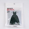 Dark Green 11/0 Grade A Round Transparent Glass Seed Beads X-SEED-Q007-F53-3