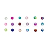 18 Colors Spray Painted Crackle Glass Beads CCG-JP0001-02B-2
