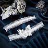Polyester Lace Elastic Bridal Garters DIY-WH0308-148A-5