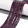 Natural Ruby Beads Strands G-P553-F01-03-1