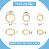 Unicraftale 30Pcs 3 Styles 304 Stainless Steel Jump Ring STAS-UN0054-61-3