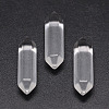 Faceted Bullet Glass Double Terminated Pointed Beads for Wire Wrapped Pendants Making GLAA-K002-30mm-09-1