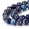 Natural Lapis Lazuli Round Bead Strands G-E262-01-8mm-5
