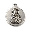 Tibetan Style 304 Stainless Steel Pendants STAS-G278-17AS-1