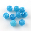 Round Imitation Gemstone Acrylic Beads X-OACR-R029-20mm-12-1