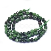 Natural Ruby in Zoisite Beads Strands G-L552O-06-6mm-3