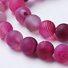 Natural Grade A Striped Agate/Banded Agate Beads Strands G-E478-01-8mm-3