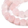 Natural Rose Quartz Beads Strands G-T38-27-4