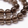 Natural Smoky Quartz Bead Strands G-G735-28-10mm-3