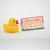 CREATCABIN 50Pcs Duck Theme Paper Card AJEW-CN0001-94B-6