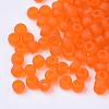 6/0 Frosted Round Glass Seed Beads X-SEED-A008-4mm-M9-3