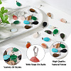 Fashewelry 24pcs 12 Styles Natural & Synthetic Gemstone Pendants G-FW0001-33-4