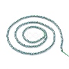 Electroplate Glass Beads Strands EGLA-K014-A-FR02-3
