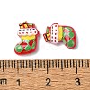 Christmas Series Resin Cabochons CRES-Q006-02E-3