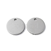 304 Stainless Steel Charms STAS-Q308-09H-P-1