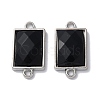 Alloy Pave Glass Connector Charms FIND-Z014-17P-1