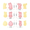 6Pcs 6 Styles Easter Theme Plastic Cookie Cutters EAER-PW0001-069-5