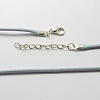 Imitation Leather Necklace Cords X-NCOR-R027-10-2