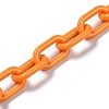 Handmade Opaque Acrylic Cable Chains AJEW-JB00702-2