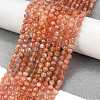 Natural Sunstone Beads Strands G-L597-C01-02-2