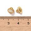 Brass Micro Pave Cubic Zirconia Pendant Bails KK-E098-05G-3