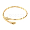 Brass Open Cuff Bangles for Women KK-S404-01G-2