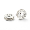 Iron Rhinestone Spacer Beads X-RB-A010-10MM-S-1