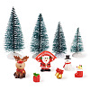 10Pcs 10 Style Christmas Resin Display Decorations DJEW-TA0001-03-2