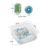 50Pcs 5 Colors Transparent Electroplate Glass Beads Strands EGLA-YW0001-36-3