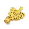 Brass Micro Pave Cubic Zirconia Pendants KK-E108-37G-01-2