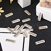 20Pcs Tibetan Style Alloy Rectangle Pendants TIBEP-TAG0001-01-6