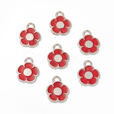 Alloy Enamel Pendants X-ENAM-N053-08-1