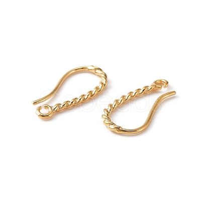 Brass Earring Hooks KK-WH0035-98-1