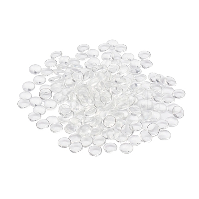 200Pcs Transparent Glass Cabochons GGLA-YW0001-03-1