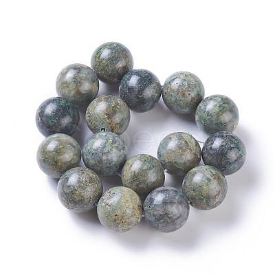 Natural African Turquoise(Jasper) Beads Strands G-E524-10-25mm-1