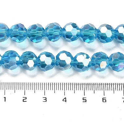 Transparent Glass Beads EGLA-A035-T10mm-B08-1