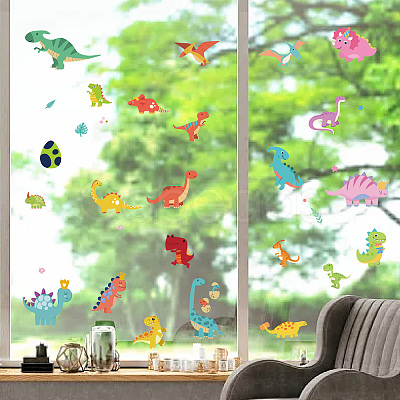 16 Sheets 8 Styles PVC Waterproof Wall Stickers DIY-WH0345-185-1