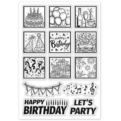 Custom Summer Theme PVC Plastic Clear Stamps DIY-WH0631-0097-1