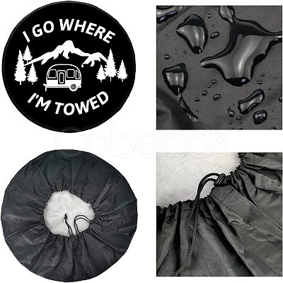 Polyester Tyre Cover AJEW-WH0225-003-1