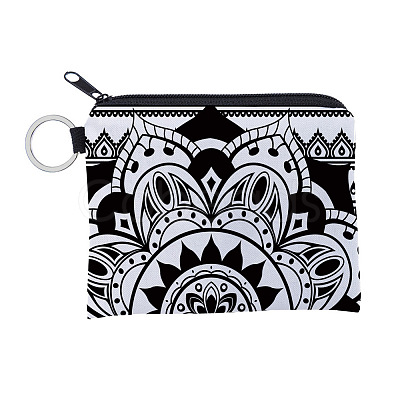 Mandala Flower Pattern Polyester Clutch Bags PAAG-PW0016-03B-1