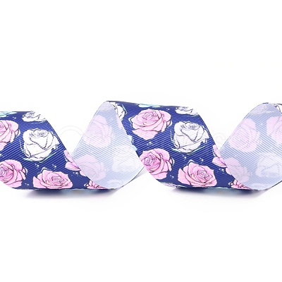 Floral Printed Grosgrain Ribbon OCOR-I010-01D-1