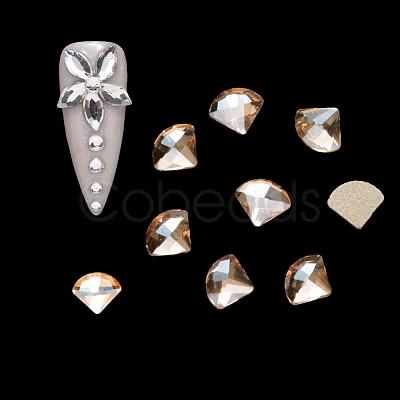 Flat Back Glass Rhinestone Cabochons MRMJ-Q072-44B-1