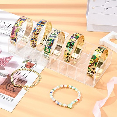 Organic Glass Bracelet Displays X-BDIS-E006-4-1