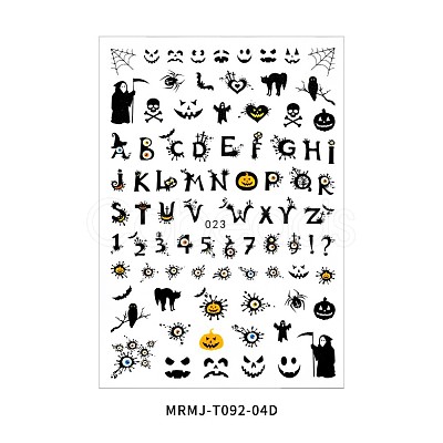 Nail Art Stickers Decals MRMJ-T092-04D-1