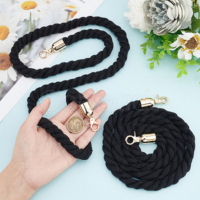 Thin Braided Cotton Bag Strap FIND-WH0049-18C-1