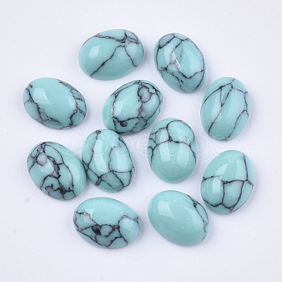 Synthetic Turquoise Cabochons TURQ-S290-33G-04-1